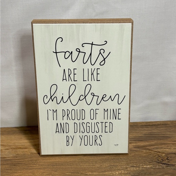 Handmade Other - Humorous Wooden Sign‎ with Quote
